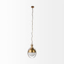 Leighton I 15x20 Gold Toned Metal Spherical Pendant Light - Default Title