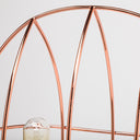 Sutton 193H Rose-Gold Metal Cylindrical Cage Three Bulb Table Lamp - Default Title