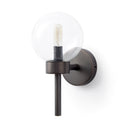 Boltern II 6x12 Black Toned Glass Globe Wall Sconce - Default Title
