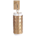 Brasseur IV 105x22 Gold Toned Metal Fish Scale Wall Sconce - Default Title