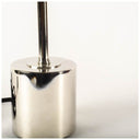 Mooney 175H Metallic-Silver Metal Shade-less Table Lamp - Default Title