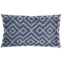 Boswell III 14 x 26 Blue Diamond Patterned Pillow Cover - Default Title