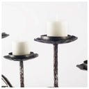Orville Black Metal Pipe Five Tealight Table Candle Holder - Default Title