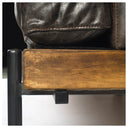 Colburne I Brown Leather Body WoodIron Frame Club Chair - Default Title