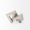 Link Small Silver Metal Sculpture Decorative Object - Default Title