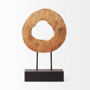 Ironwood II Small 13L x 4W Natural Wooden Circular Object - Default Title
