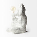 Simia 12H White Resin Playful Monkey Table Lamp - Default Title