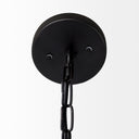 Leighton II 15x20 Black Metal Spherical Pendant Light - Default Title