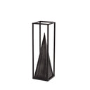 Memphis II Medium 4L x 4W Black Metal Pyramid In A Square Frame - Default Title