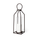 Kingston I Large Rustic Metal Framed Table Candle Holder - Default Title