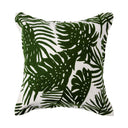 Boyle I 20 x 20 Green Tropical Palm Leaf Decorative Pillow Cover - Default Title