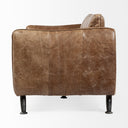 Cobain I 84 Brown Leather Two Seater Sofa - Default Title