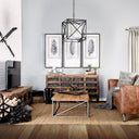 Wilton I 63x16 Reclaimed Wood and Metal 16 Drawer Sideboard - Default Title
