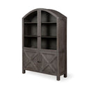 Barrett 485L X 1725W X 73H Gray Solid Wood Display Cabinet - Default Title