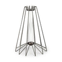 Madeline II Large Gunmetal Gray Metal Glass Test Tube Vase - Default Title