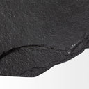 Pinera 37x33 Black Slate With Iron Base Coffee Table - Default Title