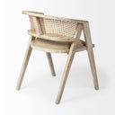 Tabitha I Blonde Wooden Frame 100 Polyester Seat Dining Chair - Default Title