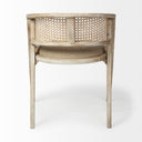 Tabitha I Blonde Wooden Frame 100 Polyester Seat Dining Chair - Default Title
