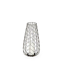 Petiole I Small Gold Toned Metal Table Candle Holder - Default Title