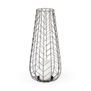 Petiole II Large Gold Toned Metal Table Candle Holder - Default Title
