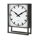 Felix Gray Metal Square Table Clock - Default Title