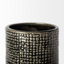 Kona II Medium BlackGold Ceramic Vase - Default Title