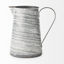 Serena II 112H Large GrayWhite Textured Metal Jug - Default Title