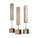 Arondale Set of 3 4L x 12W Gold Cutout Decorative Objects - Default Title