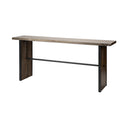 Ledger II 70L x 17W x 30H Live-Edge Wooden Brown Console Table - Default Title