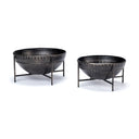 Cauldron Set of 2 Brown Metal Bowls - Default Title