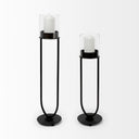 Salah I Small Black Iron Table Candle Holder - Default Title