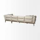 Denali III Beige Upholstered Wooden Frame Sectional - Default Title