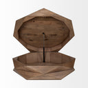 Arreto Hexagonal Hinged Solid Wood Top and Base Coffee Table - Default Title