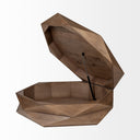 Arreto Hexagonal Hinged Solid Wood Top and Base Coffee Table - Default Title