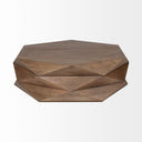 Arreto Hexagonal Hinged Solid Wood Top and Base Coffee Table - Default Title