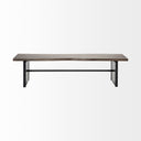 Ledger I 70L x 17W Brown Live-Edge Wooden Dining Bench - Default Title
