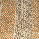 Greenfield II 59L x 14W Patterned Tan Upholstered Wood Frame Accent Bench - Default Title
