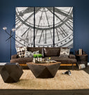 Esagono Octagonal Black Metal-Clad Reclaimed Wood EndSide Table w Storage - Default Title