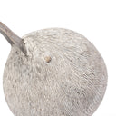Snipe I 6L x 6W Off-White Resin Bird Ornament W Metal Feet - Default Title