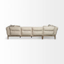 Denali IV 121 Beige Upholstered Wooden Frame Left Four Seater Sectional - Default Title