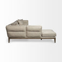Denali IV 121 Beige Upholstered Wooden Frame Left Four Seater Sectional - Default Title