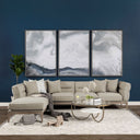 Denali IV 121 Beige Upholstered Wooden Frame Left Four Seater Sectional - Default Title