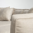 Denali IV 121 Beige Upholstered Wooden Frame Left Four Seater Sectional - Default Title