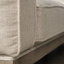 Denali III Beige Upholstered Wooden Frame Sectional - Default Title