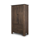 Wallen Solid Dark Brown Wood Curio Cabinet - Default Title