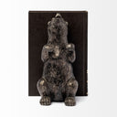 Sleuth Set of 2 9L x 8W Grizzly Bear Bookends - Default Title
