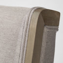 Tenton II Grey Fabric Seat Brown Wood Frame Dining Chair - Default Title
