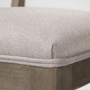 Tenton II Grey Fabric Seat Brown Wood Frame Dining Chair - Default Title