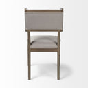 Tenton II Grey Fabric Seat Brown Wood Frame Dining Chair - Default Title