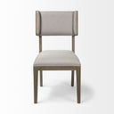 Tenton II Grey Fabric Seat Brown Wood Frame Dining Chair - Default Title